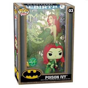 Funko Pop Poison Ivy Vinyl Figure 03 Earth Day 2022 Exclusive Comic Cover Batman